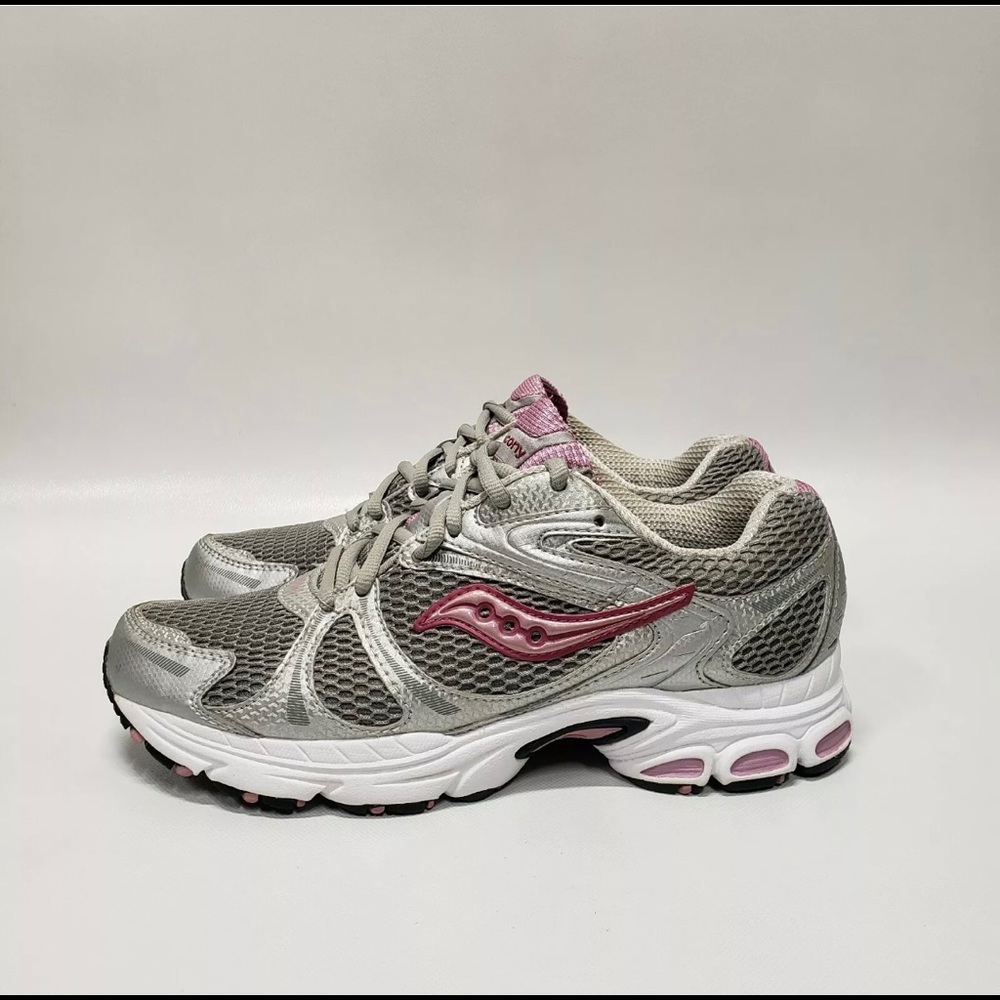 Saucony Grid Twister Shoes Grey/Silver Women's 10